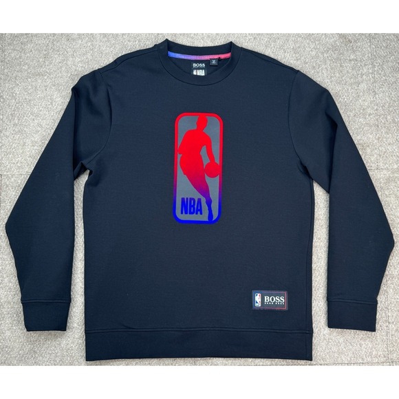 Hugo Boss NBA Men's Long Sleeve Multicolored Sweatshirt Size Large